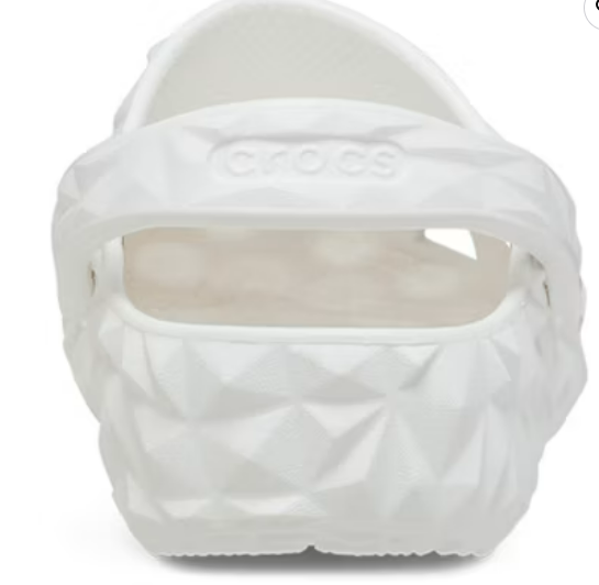 Classic Geometric Clog White