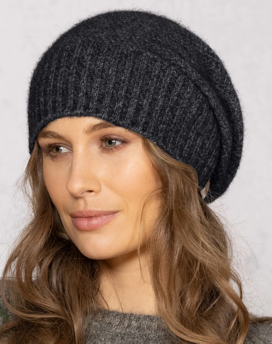 Noble Wilde Moss Stitch Baggie Beanie