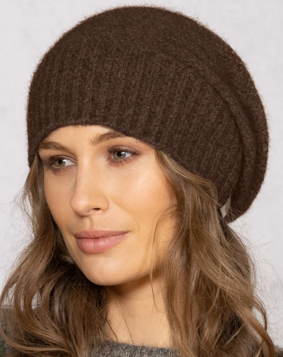 Noble Wilde Moss Stitch Baggie Beanie