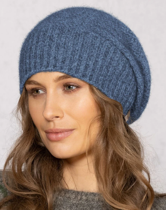 Noble Wilde Moss Stitch Baggie Beanie