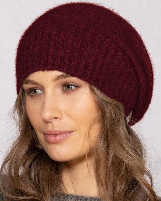 Noble Wilde Moss Stitch Baggie Beanie