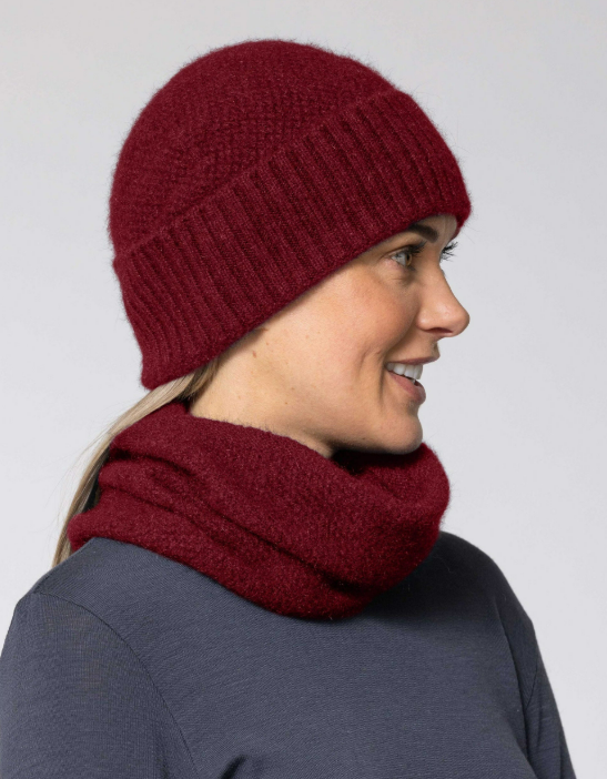Noble Wilde Moss Stitch Baggie Beanie