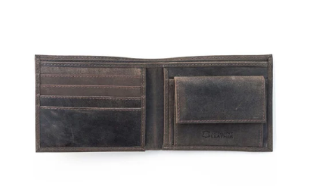Logan Mens Leather Wallet - Urban Forest