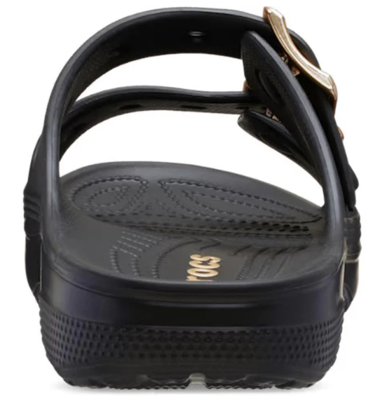 Metallic Buckle Saturday Sandal- Crocs