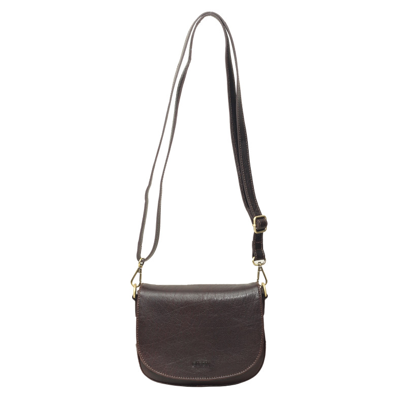 Embossed Heritage Collection Leather Crossbody Bag