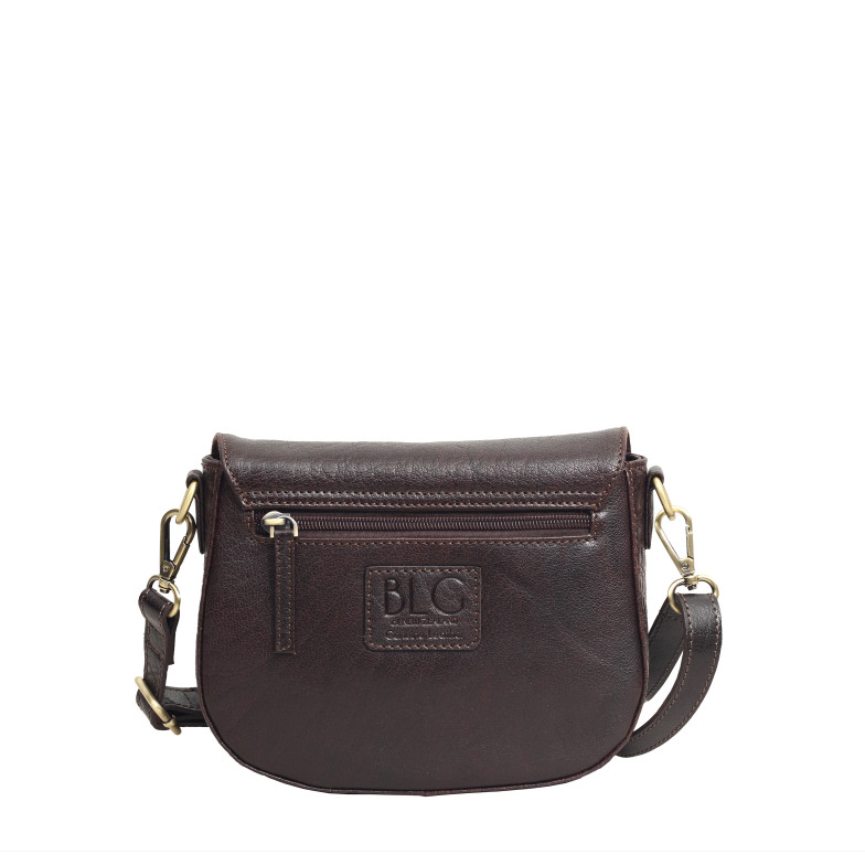 Embossed Heritage Collection Leather Crossbody Bag
