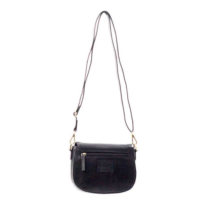 Embossed Heritage Collection Leather Crossbody Bag