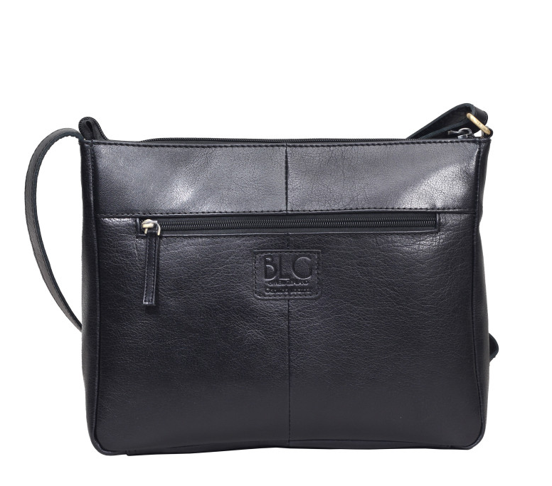 Baron Embossed Heritage Leather Crossbody Bag