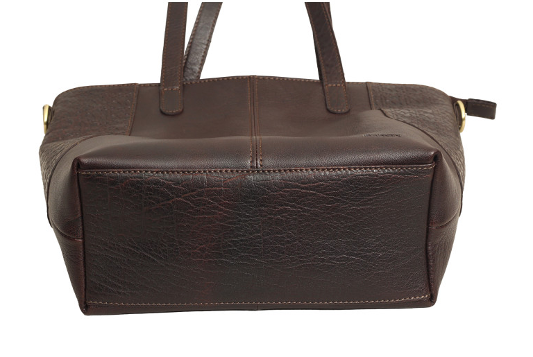Embossed Heritage Collection Large Leather Tote Bag