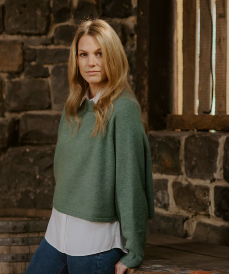 Fields - Batwing Saddle Shoulder Knit Pullover