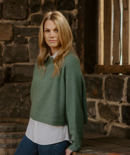 Fields - Batwing Saddle Shoulder Knit Pullover
