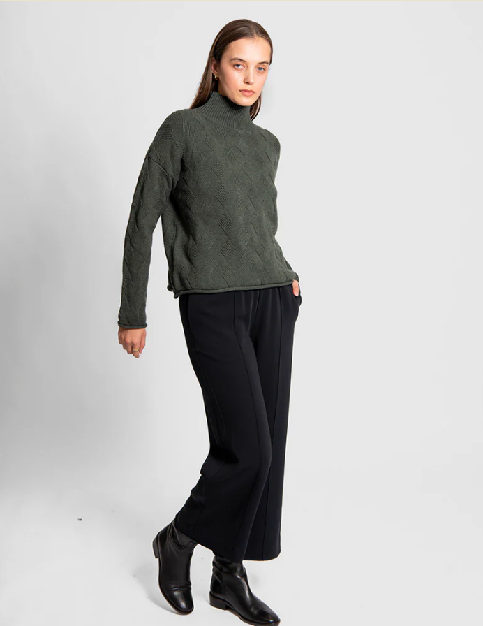 Fields - Chevron Cable Pullover