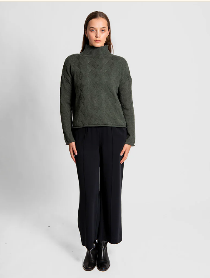 Fields - Chevron Cable Pullover