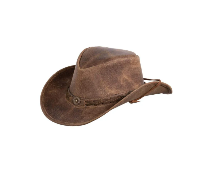 Ridge Leather Hat
