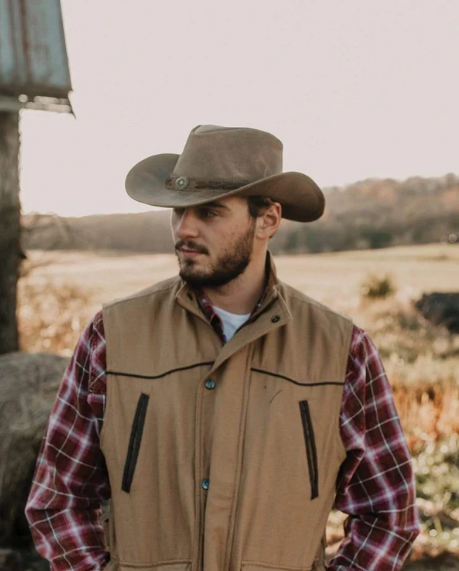 Ridge Leather Hat
