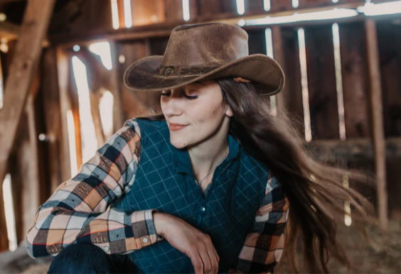 Ridge Leather Hat