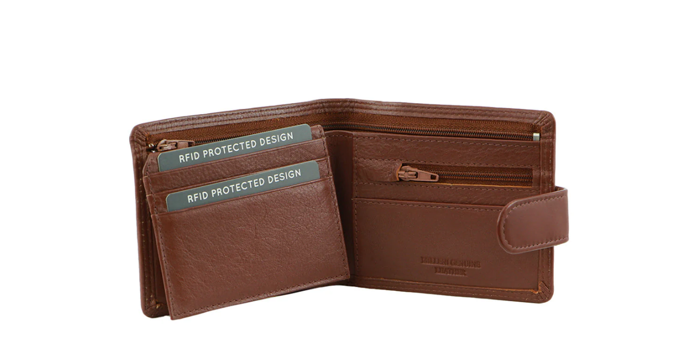 Men's Milleni Leather Tab Wallet