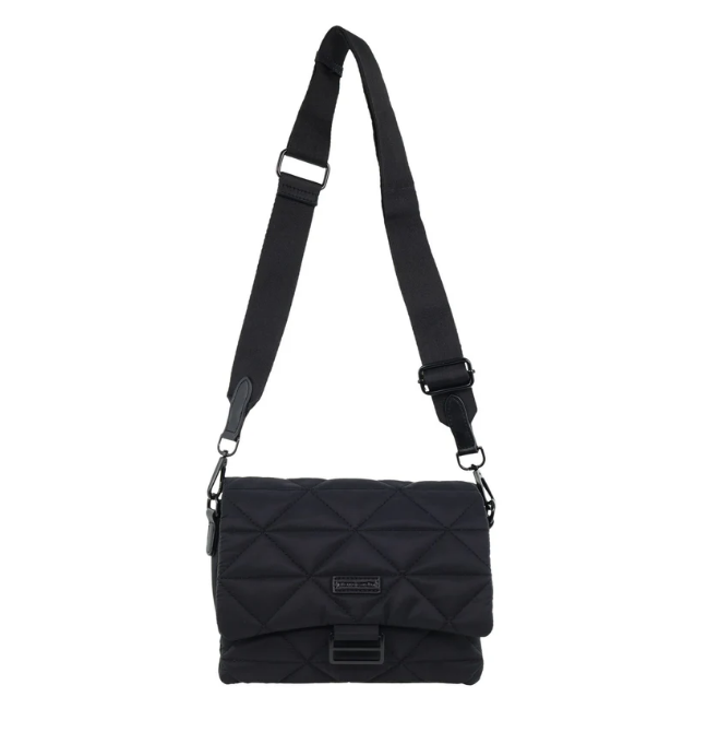 Ladies Nylon Textured Crossbody Bag