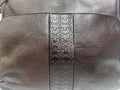Baron Embossed Heritage Leather Crossbody Bag