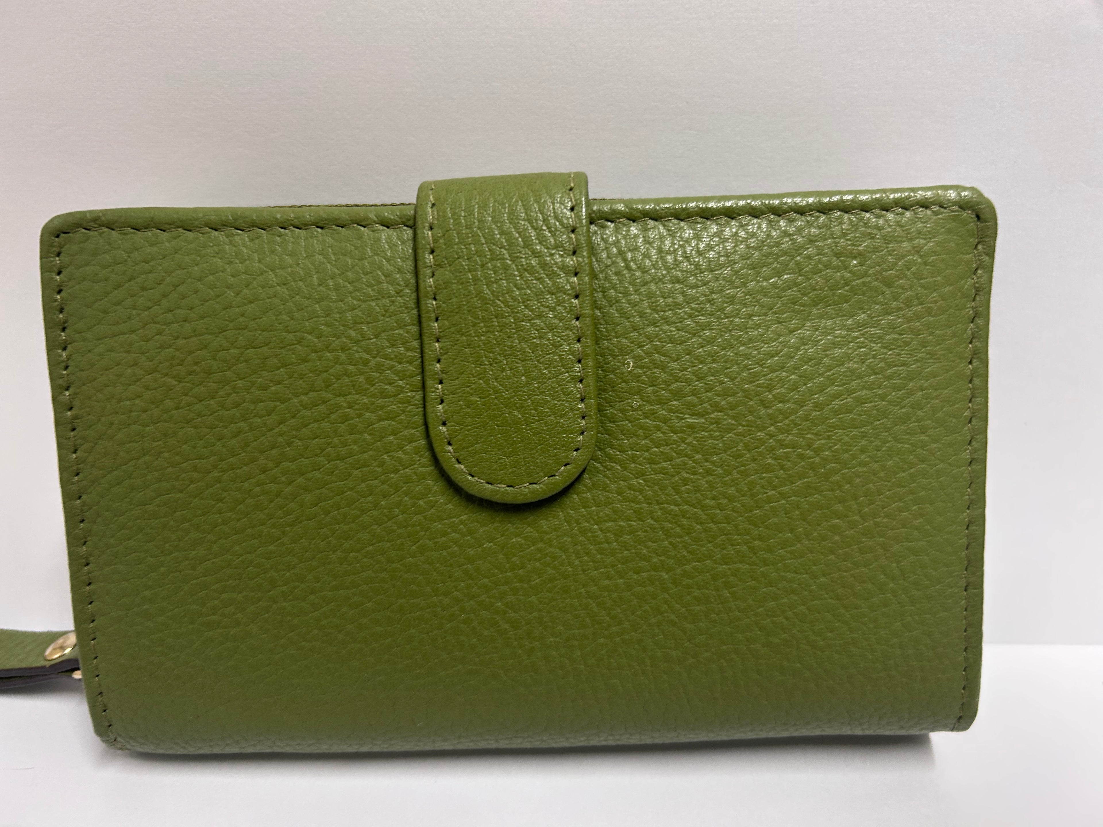 Second Nature Leather Medium Tab Wallet with Zip