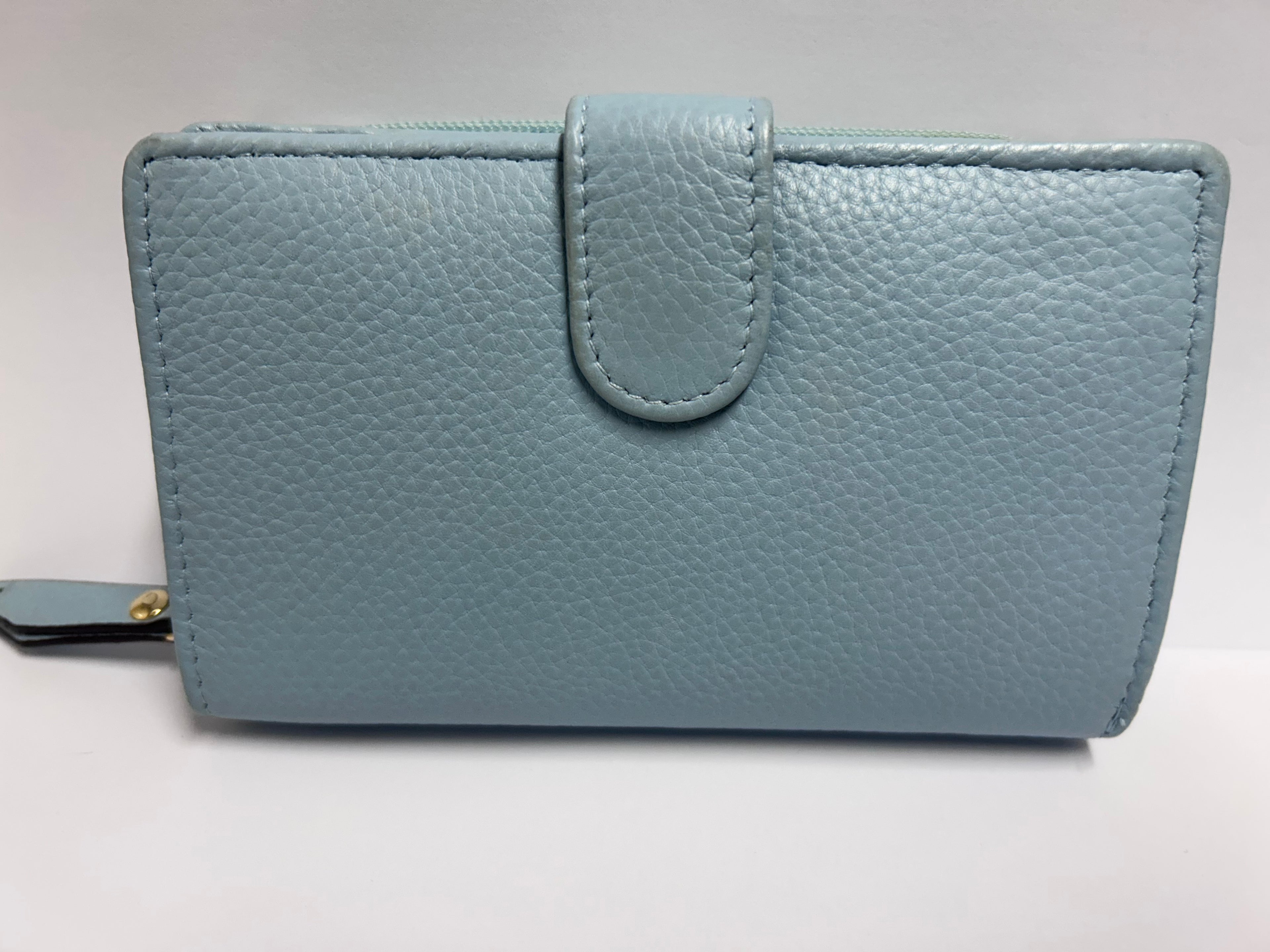 Second Nature Leather Medium Tab Wallet with Zip