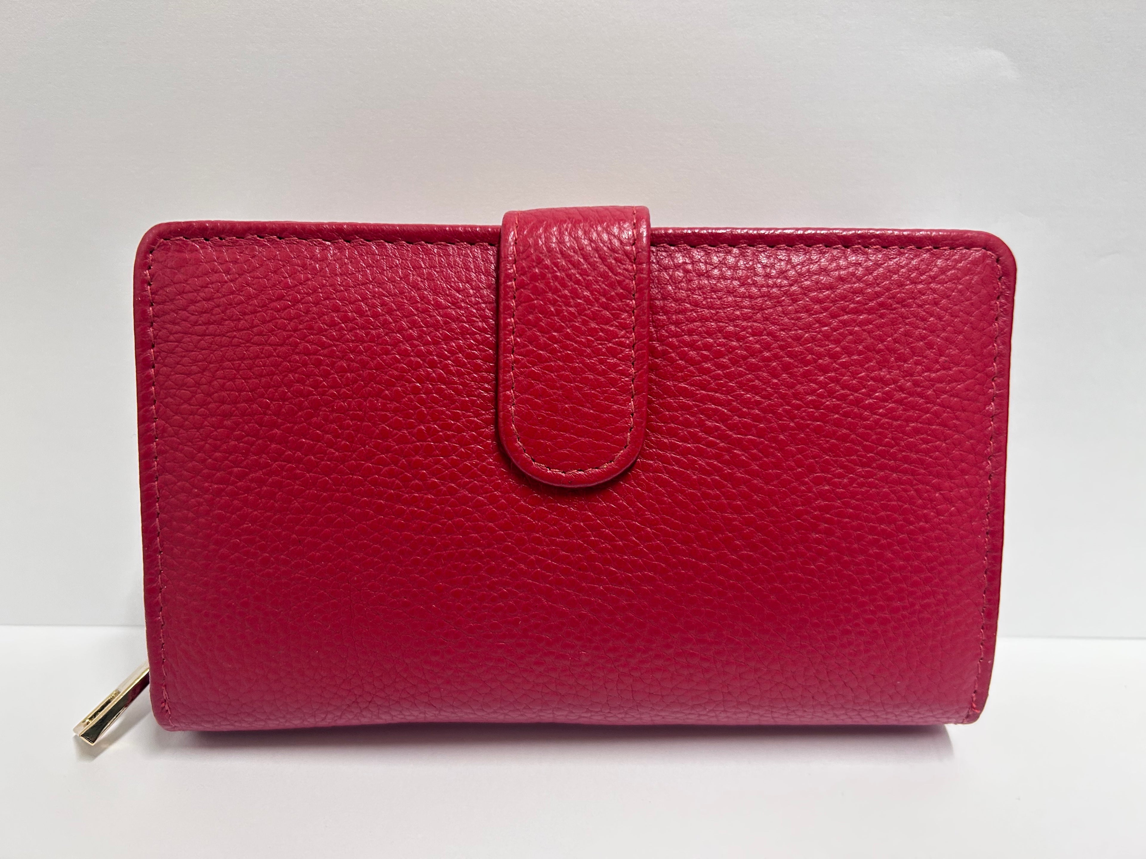 Second Nature Leather Medium Tab Wallet with Zip