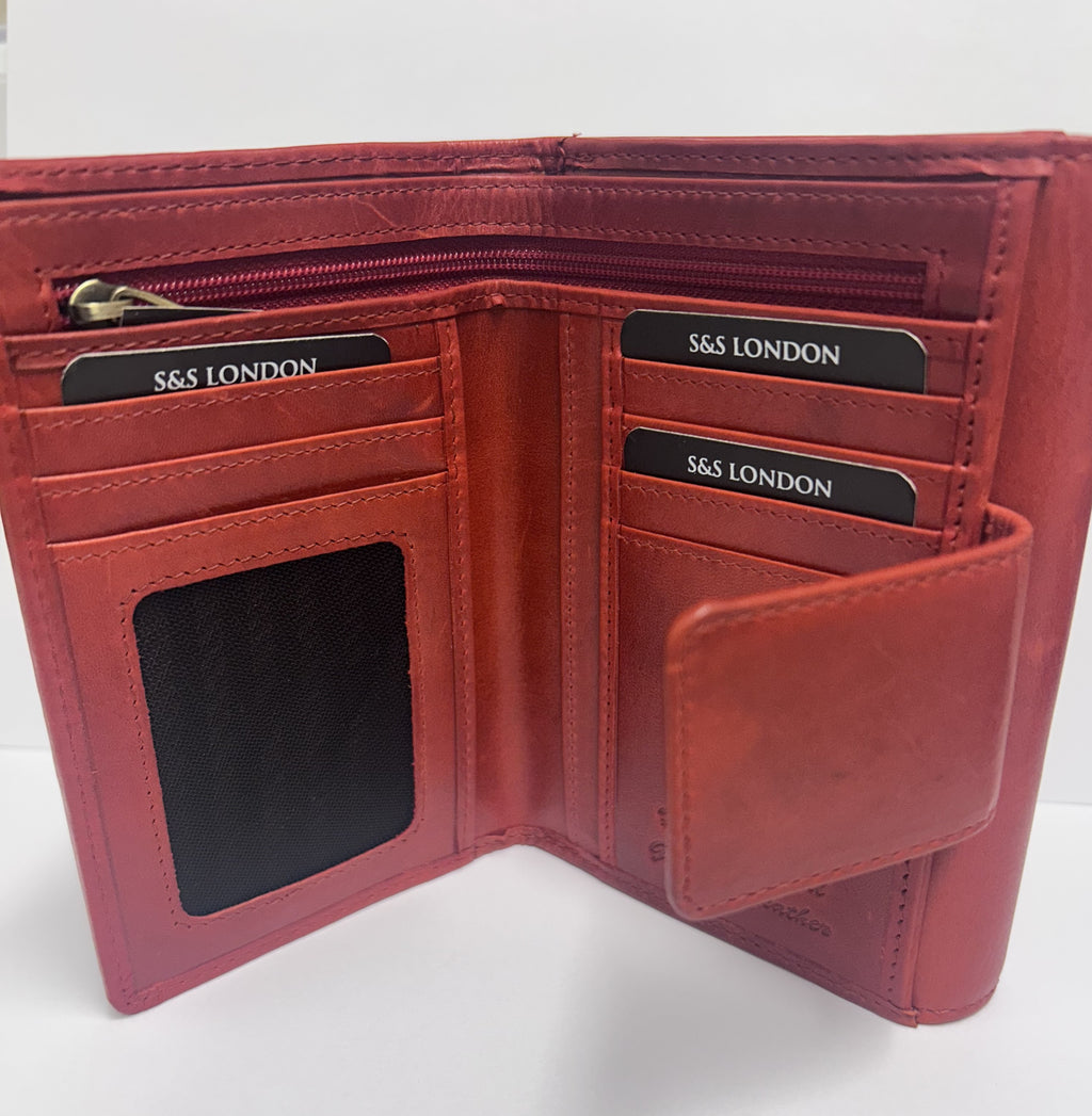 S&S Londen Women's Leather Wallet